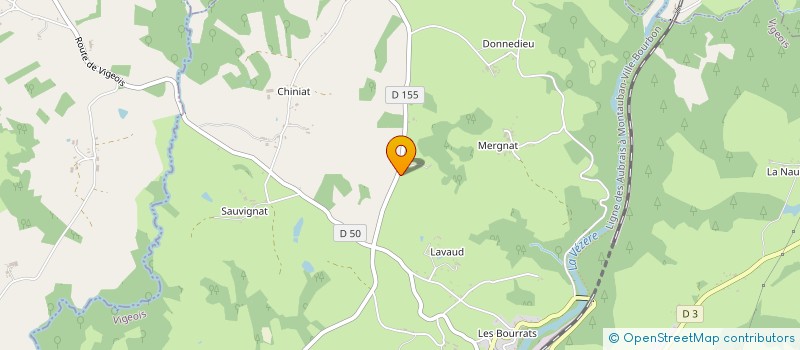 localisation de l'entreprise MONSIEUR ALAIN LEMOINE  VIGEOIS