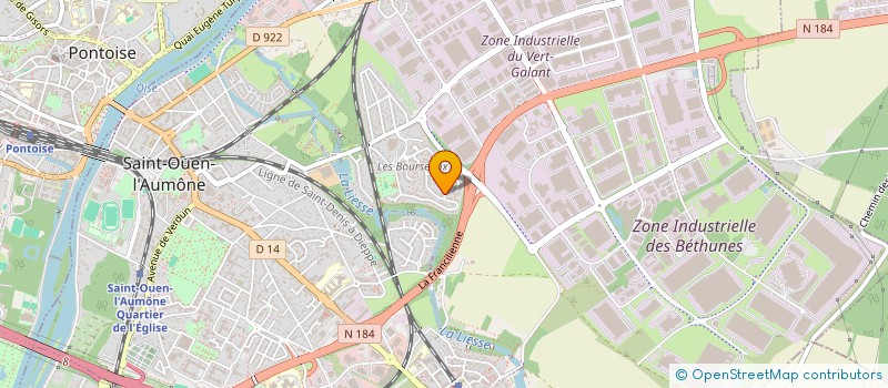 localisation de l'entreprise MONSIEUR ALAIN LEMOINE  SAINT-OUEN-L'AUMONE