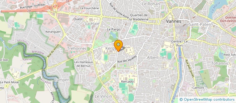 localisation de l'entreprise MONSIEUR ALAIN LEMONNIER à VANNES