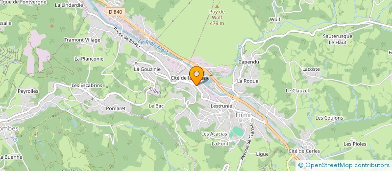 localisation de l'entreprise MONSIEUR ALAIN LEMOUSY  FIRMI