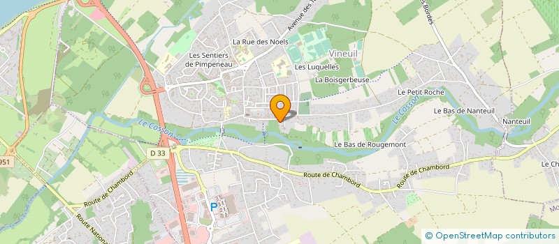 localisation de l'entreprise MONSIEUR ALAIN LENGLET à VINEUIL