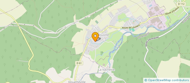 localisation de l'entreprise MONSIEUR ALAIN LENOBLE  HONDOUVILLE