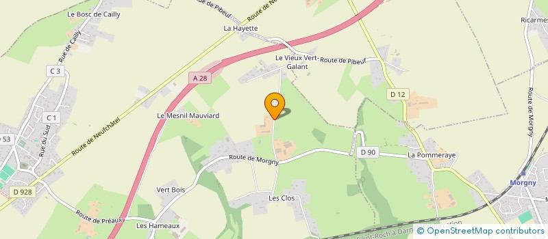 localisation de l'entreprise MONSIEUR ALAIN LEPAGE à QUINCAMPOIX