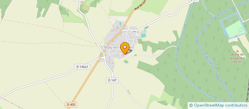 localisation de l'entreprise MONSIEUR ALAIN LEPAGE  MAY-EN-MULTIEN