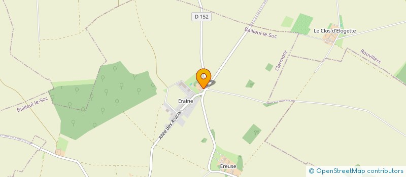 localisation de l'entreprise MONSIEUR ALAIN LEPEU  BAILLEUL-LE-SOC