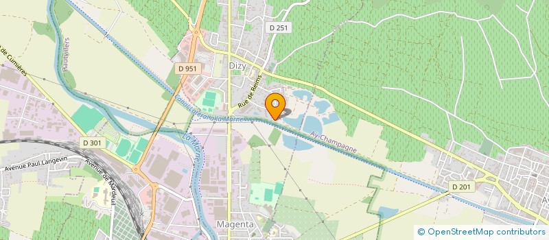 localisation de l'entreprise MONSIEUR ALAIN LEPICIER  DIZY