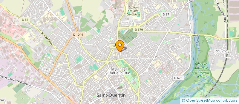 localisation de l'entreprise MONSIEUR ALAIN LEPORCQ à SAINT-QUENTIN