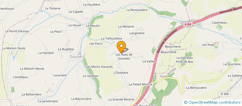 localisation de l'entreprise MONSIEUR ALAIN LEREBOURG à GOUVETS