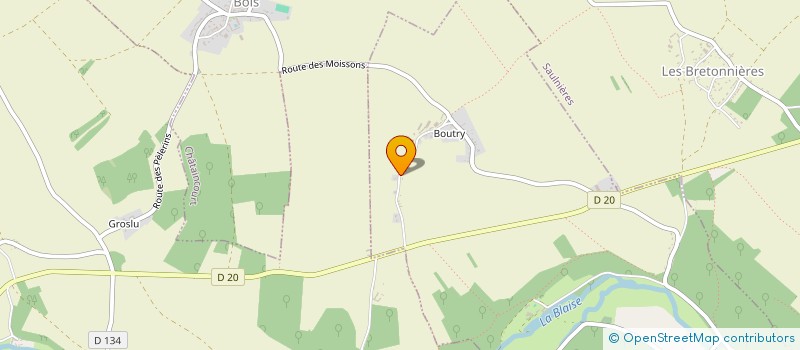 localisation de l'entreprise MONSIEUR ALAIN LERNOULD à FONTAINE-LES-RIBOUTS