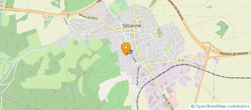 localisation de l'entreprise MONSIEUR ALAIN LEROU  SEZANNE