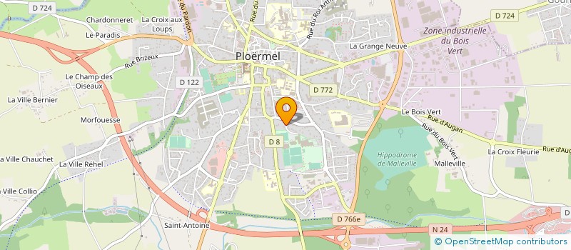 localisation de l'entreprise MONSIEUR ALAIN LEROUTIER à PLOERMEL