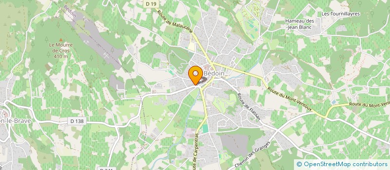 localisation de l'entreprise MONSIEUR ALAIN LEROUX  BEDOIN