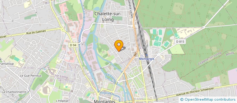 localisation de l'entreprise MONSIEUR ALAIN LEROY à CHALETTE-SUR-LOING