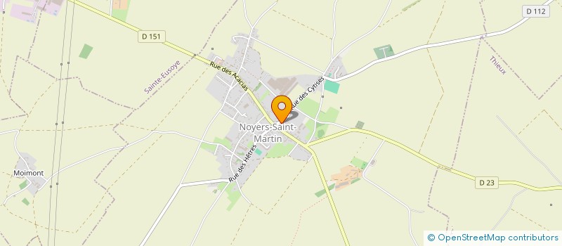 localisation de l'entreprise MONSIEUR ALAIN LEROY  NOYERS-SAINT-MARTIN