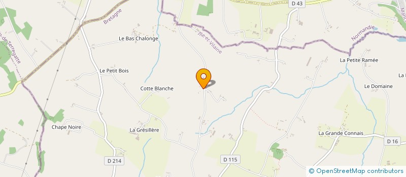 localisation de l'entreprise MONSIEUR ALAIN LESENECHAL  ST GEORGES DE REINTEMBAULT