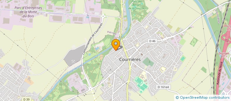 localisation de l'entreprise MONSIEUR ALAIN LESNIAK à COURRIERES