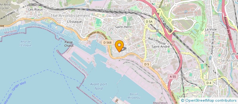 localisation de l'entreprise MONSIEUR ALAIN LESSAGIO  MARSEILLE