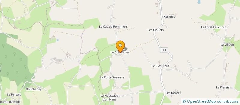 localisation de l'entreprise MONSIEUR ALAIN LESSART à LE MENE