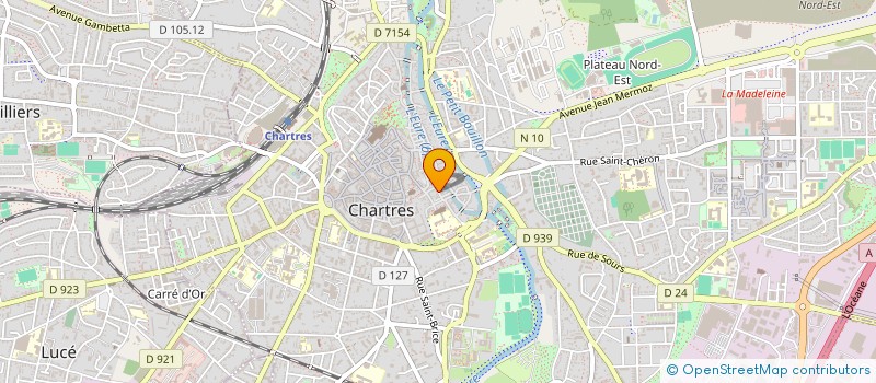 localisation de l'entreprise MONSIEUR ALAIN LETELLIER à CHARTRES