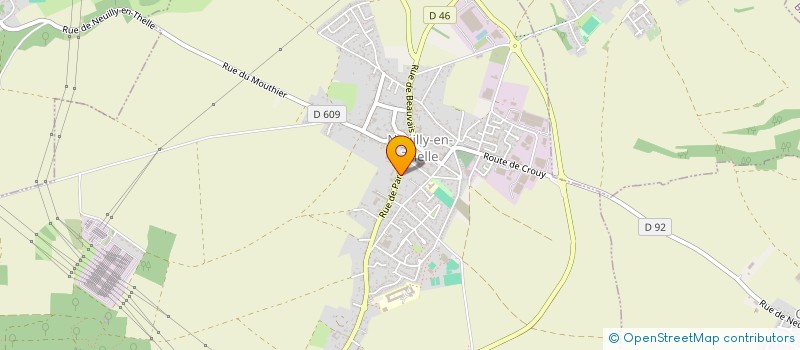 localisation de l'entreprise MONSIEUR ALAIN LETELLIER  NEUILLY-EN-THELLE