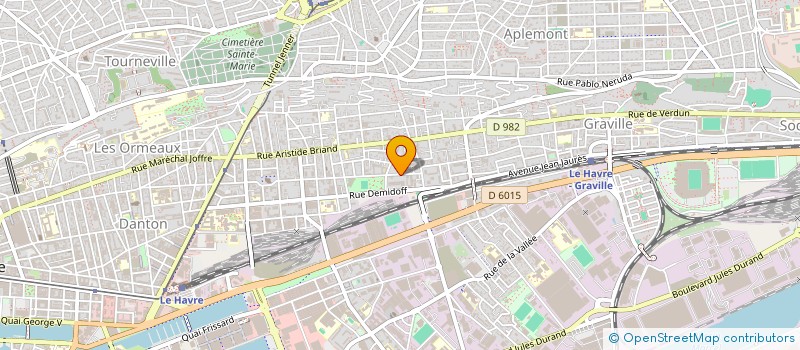 localisation de l'entreprise MONSIEUR ALAIN LETHUILLIER  LE HAVRE