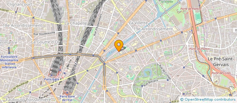 localisation de l'entreprise MONSIEUR ALAIN LETIEN  PARIS