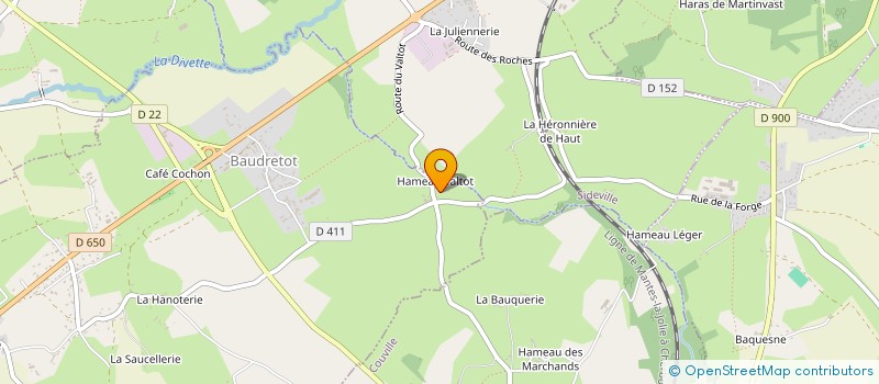 localisation de l'entreprise MONSIEUR ALAIN LETULLIER à VIRANDEVILLE