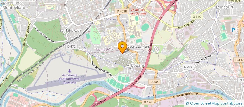 localisation de l'entreprise MONSIEUR ALAIN LEVALLOIS  ARBOUANS