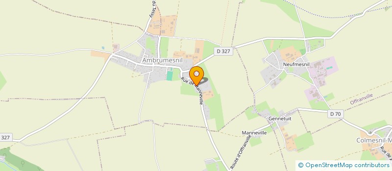 localisation de l'entreprise MONSIEUR ALAIN LEVASSEUR  AMBRUMESNIL