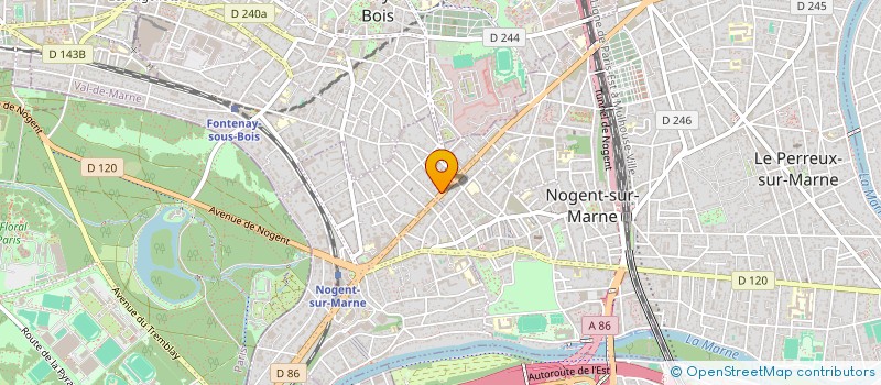 localisation de l'entreprise MONSIEUR ALAIN LEVASSEUR à NOGENT-SUR-MARNE