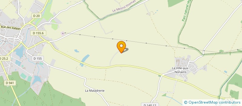 localisation de l'entreprise MONSIEUR ALAIN LEVEAU à LA FRAMBOISIERE