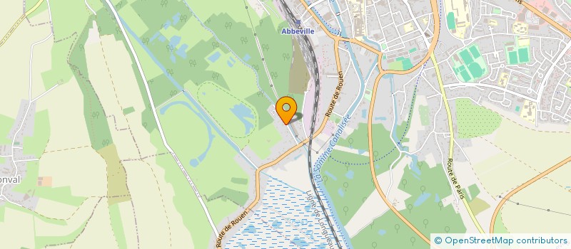 localisation de l'entreprise MONSIEUR ALAIN LEVEQUE  ABBEVILLE