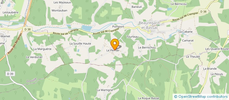 localisation de l'entreprise MONSIEUR ALAIN LEVEQUE à BEAUREGARD ET BASSAC