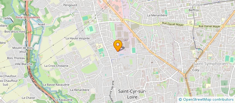 localisation de l'entreprise MONSIEUR ALAIN LEVREL  SAINT-CYR-SUR-LOIRE