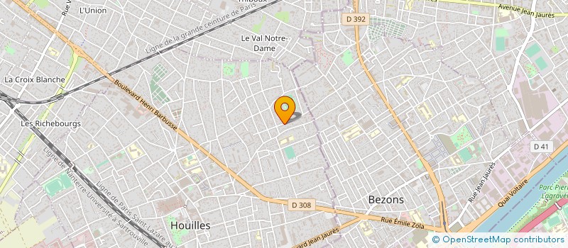 localisation de l'entreprise MONSIEUR ALAIN LEVY à HOUILLES