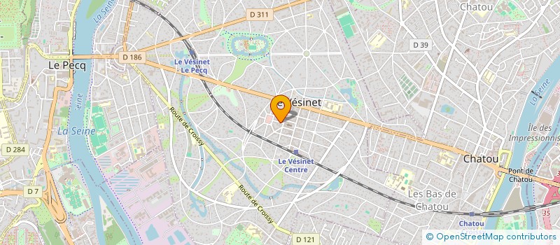 localisation de l'entreprise MONSIEUR ALAIN LEYMARIE  LE VESINET