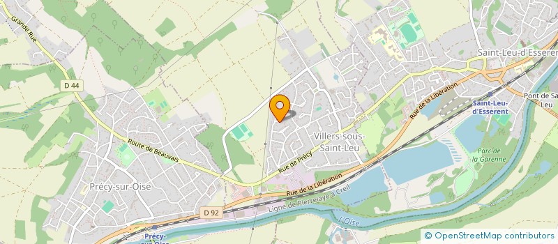 localisation de l'entreprise MONSIEUR ALAIN LEYMET  VILLERS-SOUS-SAINT-LEU