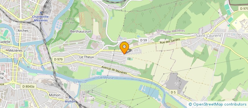 localisation de l'entreprise MONSIEUR ALAIN LHOELAIN à CHARLEVILLE-MEZIERES