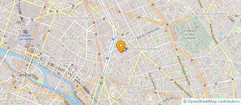 localisation de l'entreprise MONSIEUR ALAIN LHOMME à PARIS