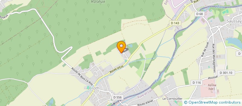 localisation de l'entreprise MONSIEUR ALAIN LHOPITALLIER  CROTH