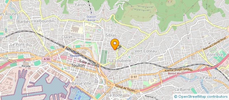 localisation de l'entreprise MONSIEUR ALAIN LIBBRA à TOULON