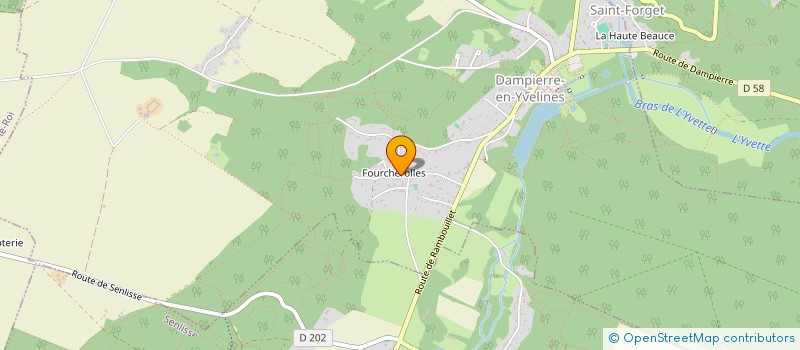 localisation de l'entreprise MONSIEUR ALAIN LIEBLICH  DAMPIERRE-EN-YVELINES