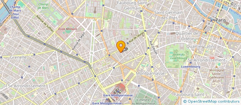 localisation de l'entreprise MONSIEUR ALAIN LIEGEOIS à PARIS 6