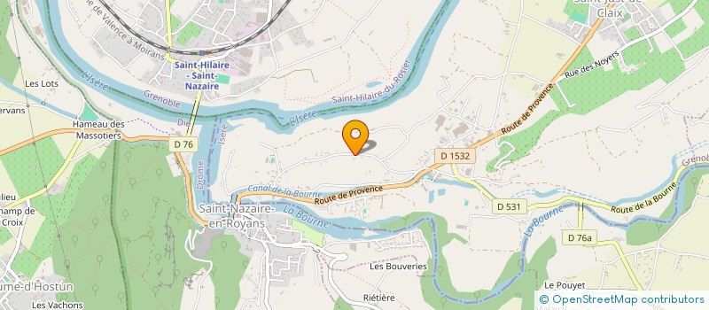 localisation de l'entreprise MONSIEUR ALAIN LIETTE à SAINT-JUST-DE-CLAIX