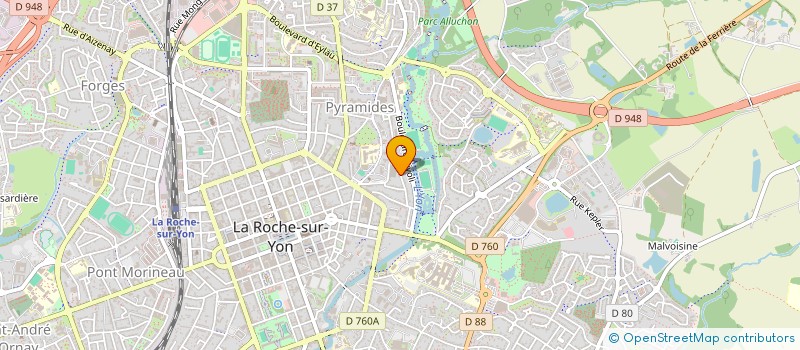 localisation de l'entreprise MONSIEUR ALAIN LIN à LA ROCHE-SUR-YON