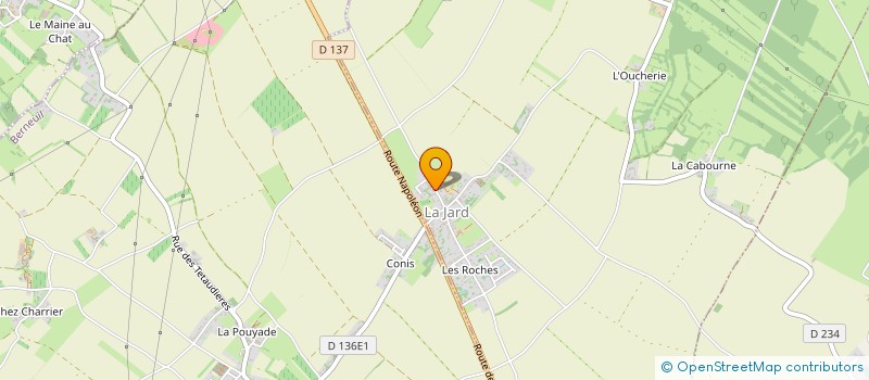 localisation de l'entreprise MONSIEUR ALAIN LINKE  BERNEUIL