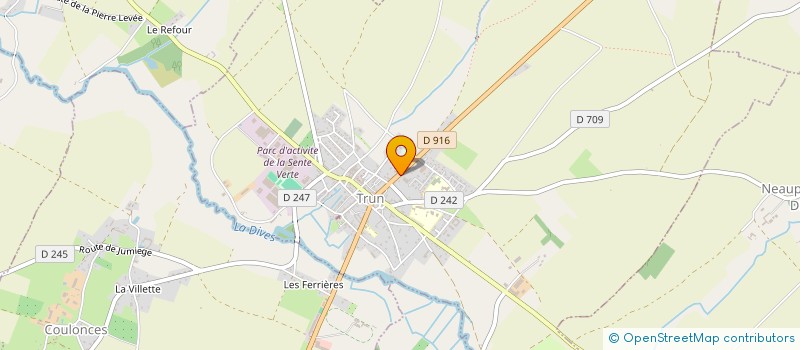 localisation de l'entreprise MONSIEUR ALAIN LIOUST à TRUN