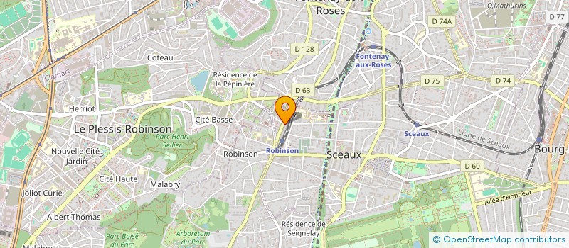 localisation de l'entreprise MONSIEUR ALAIN LISTOIR  SCEAUX