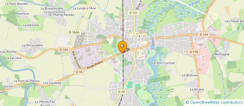 localisation de l'entreprise MONSIEUR ALAIN LITOU  NORT-SUR-ERDRE