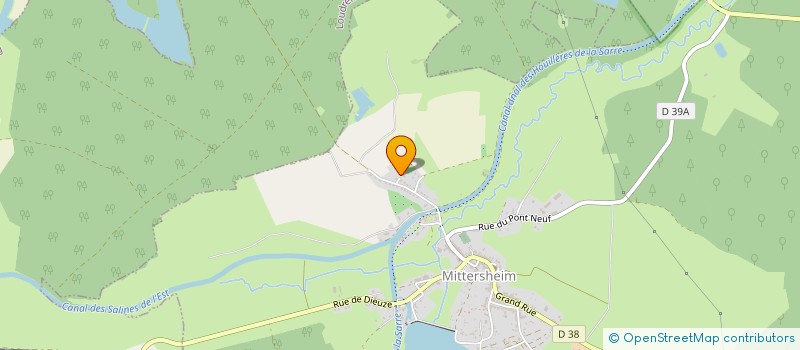 localisation de l'entreprise MONSIEUR ALAIN LITTNER  MITTERSHEIM